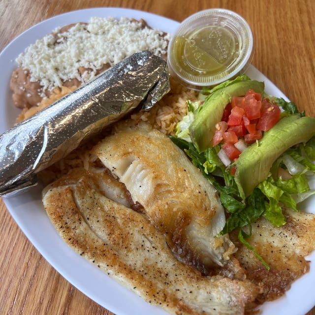 Grilled Fish Plate.