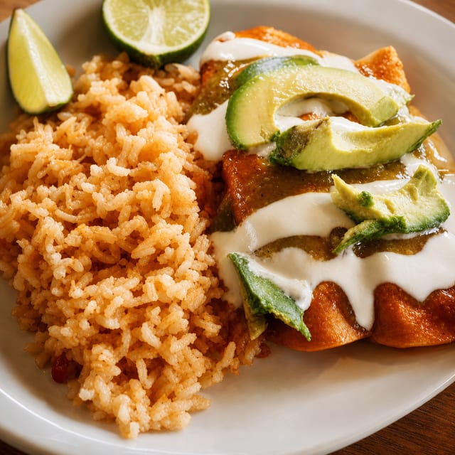Enchilada Plate.
