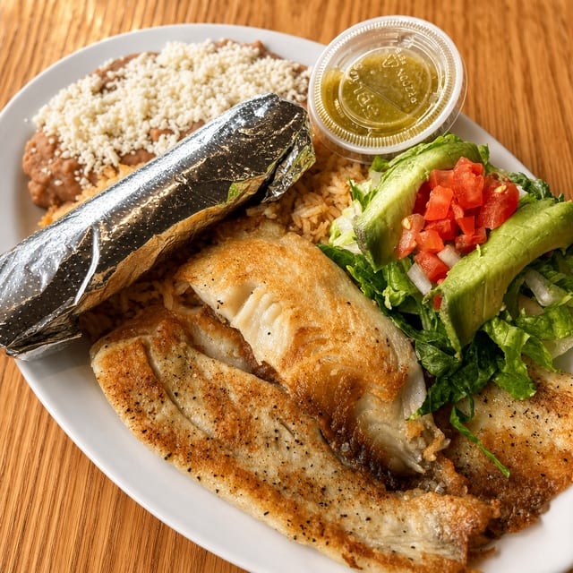 Grilled Fish Plate.