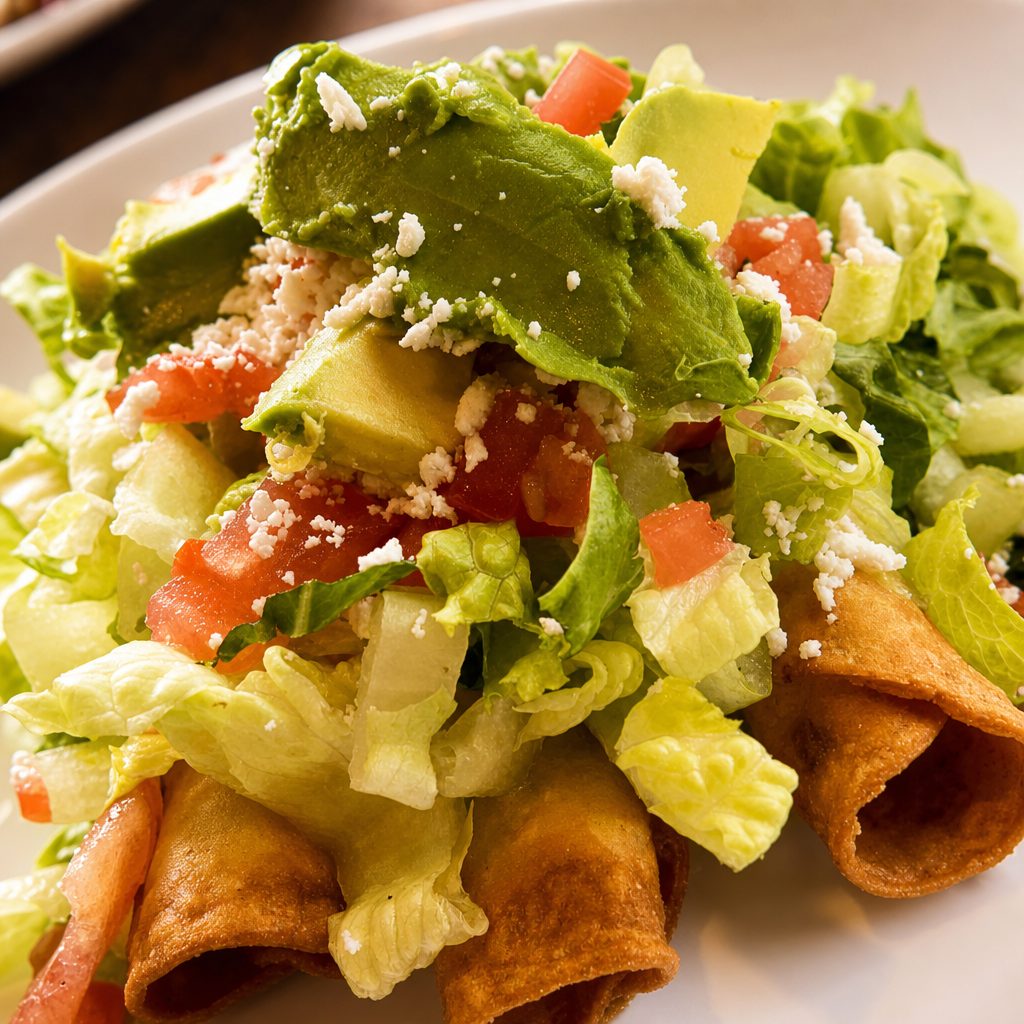Shrimp Taquitos.